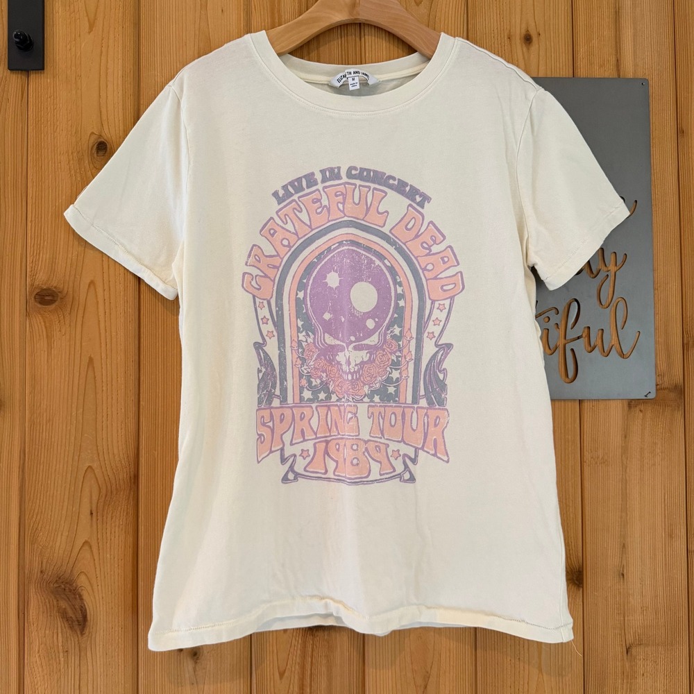 Elizabeth & James x Grateful Dead Band Tour Cotton Tee Women's Medium